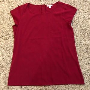 Dressy dark red shirt